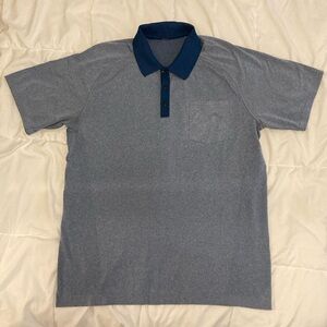 Lululemon Metal Vent Tech Polo Blue Size XL